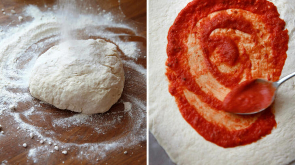 GOD PÅ BUNN: Ekte italiensk pizza fra Napoli har ganske tykk bunn, med lett minimalistisk fyll. Foto: METTE RANDEM GOD PÅ BUNN: Ekte italiensk pizza fra Napoli har ganske tykk bunn, med lett minimalistisk fyll. Foto: METTE RANDEM