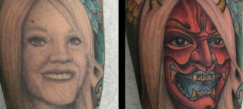 For sju år siden fikk han kona tatovert på armen. Etter skilsmissen kom han tilbake For sju år siden fikk han kona tatovert på armen. Etter skilsmissen kom han tilbake