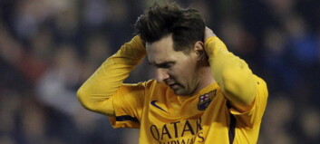 Messi fortvilte da Valencia stoppet Barcelonas seiersrekke Messi fortvilte da Valencia stoppet Barcelonas seiersrekke