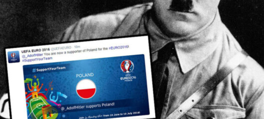 UEFA beklager Hitler-blemme UEFA beklager Hitler-blemme