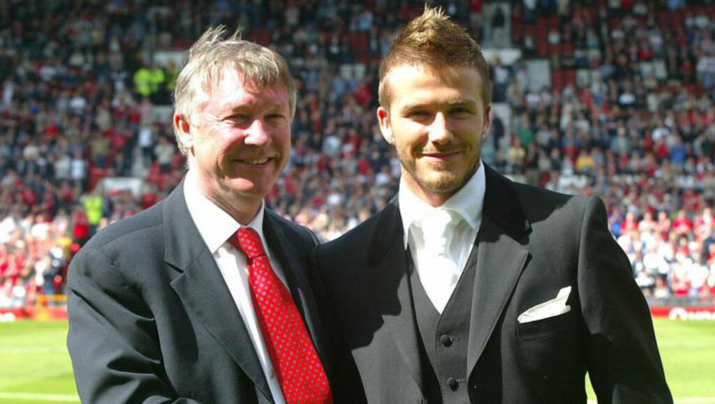 PÅ BØLGELENGDE: David Beckham søtter Alex Fergusons oppsiktsvekkende uttalelser. Foto: NTB Scanpix PÅ BØLGELENGDE: David Beckham søtter Alex Fergusons oppsiktsvekkende uttalelser. Foto: NTB Scanpix