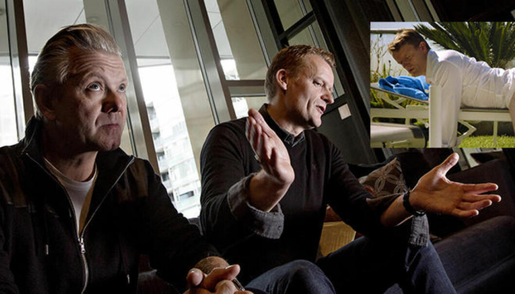 «Klovn»-duoen sjokkert over filmens aldersgrense i Norge «Klovn»-duoen sjokkert over filmens aldersgrense i Norge