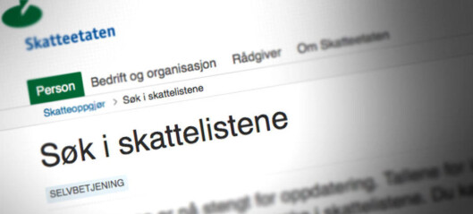 Slik søker du i skattelistene Slik søker du i skattelistene