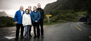 Bremanger-familie etter tunneleksplosjonen: - Vi blir mer isolerte nå Bremanger-familie etter tunneleksplosjonen: - Vi blir mer isolerte nå