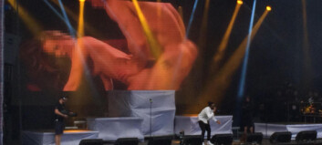 Viste porno på storskjerm på Slottsfjellfestivalen, med barn til stede Viste porno på storskjerm på Slottsfjellfestivalen, med barn til stede