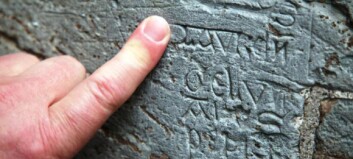 800 år gammel homse-graffiti på Nidarosdomen 800 år gammel homse-graffiti på Nidarosdomen