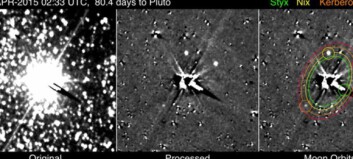 NASA presenterer Plutos første «familiebilde» NASA presenterer Plutos første «familiebilde»