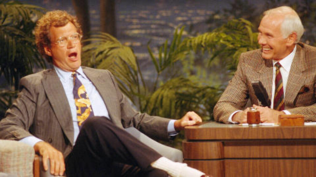 MENTOR: Letterman lærte faget av Johnny Carson. I dag er han den eneste som har ledet talkshow på tv lenger enn Carson. Foto: Scanpix MENTOR: Letterman lærte faget av Johnny Carson. I dag er han den eneste som har ledet talkshow på tv lenger enn Carson. Foto: Scanpix