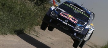 Andreas Mikkelsen lover et «vanvittig angrep» om rallyseieren i Polen Andreas Mikkelsen lover et «vanvittig angrep» om rallyseieren i Polen