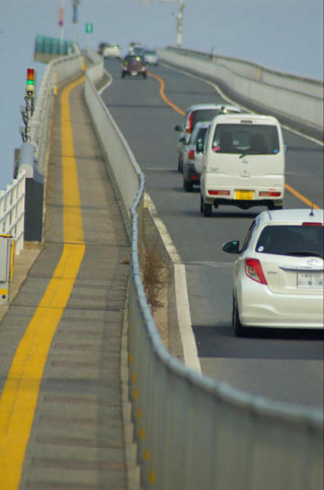 <strong>TIL VÆRS:</strong> Dette bildet viser stigningen på brua i Japan. Foto: mstk east / Wikicommons <strong>TIL VÆRS:</strong> Dette bildet viser stigningen på brua i Japan. Foto: mstk east / Wikicommons