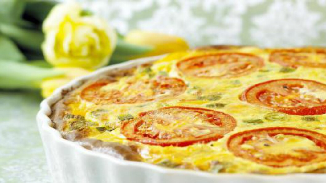 <strong>MiDDELHAVSPAI:</strong> Deilig pai med gul paprika. Foto: melk.no <strong>MiDDELHAVSPAI:</strong> Deilig pai med gul paprika. Foto: melk.no