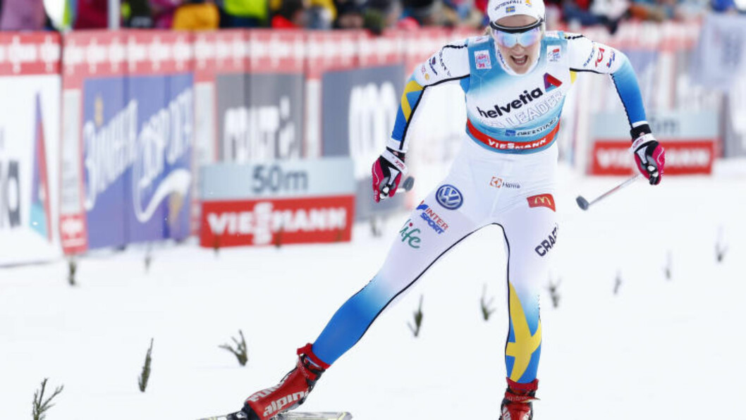 VINNER: Stina Nilsson gikk Sverige inn til seier på lagsprinten - og viste at hun er i form før VM.
Foto: Heiko Junge / NTB scanpix VINNER: Stina Nilsson gikk Sverige inn til seier på lagsprinten - og viste at hun er i form før VM.
Foto: Heiko Junge / NTB scanpix