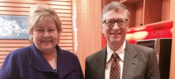 Erna møter Bill Gates i Berlin og drar på Auschwitz-markering Erna møter Bill Gates i Berlin og drar på Auschwitz-markering