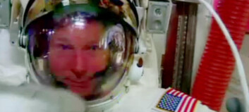 Astronaut fant plutselig vann i hjelmen Astronaut fant plutselig vann i hjelmen
