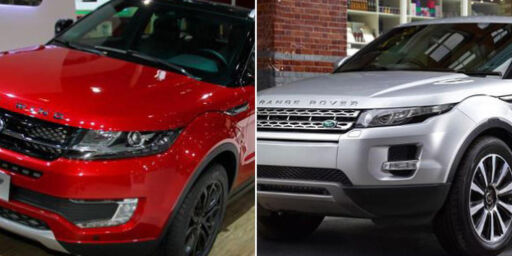 image: Bare tilfeldig, eller er dette en ren kopi av Range Rovers SUV?