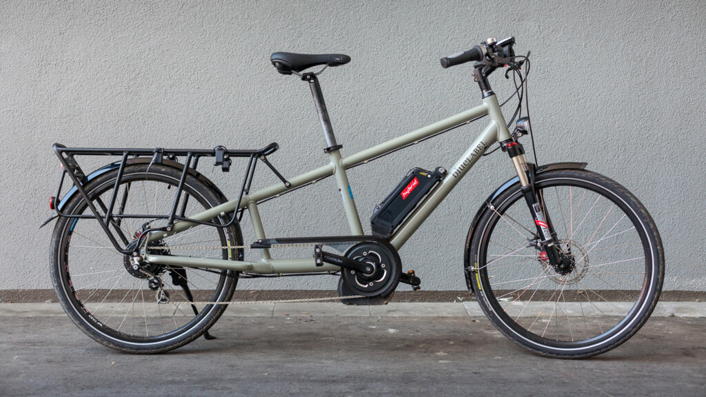 LONGTAIL: Med denne sykkelen fra Riese & Müller får du med deg mye bagasje. Foto: TRANSPORTSYKKEL.NO LONGTAIL: Med denne sykkelen fra Riese & Müller får du med deg mye bagasje. Foto: TRANSPORTSYKKEL.NO