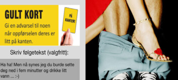 Nå kan du gi gult kort til kolleger som drikker for mye på julebordet Nå kan du gi gult kort til kolleger som drikker for mye på julebordet