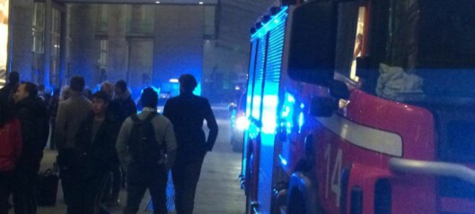 Evakuerte Gardermoen etter brannalarm Evakuerte Gardermoen etter brannalarm