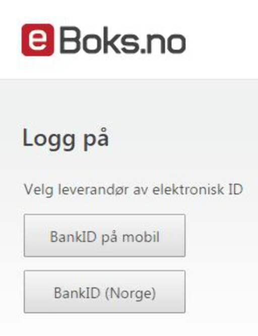 RETT INN: E-boks starter med sikker innlogging, og du har dermed tilgang til offentlige papirer med én gang. Foto: TORE NESET/E-BOKS RETT INN: E-boks starter med sikker innlogging, og du har dermed tilgang til offentlige papirer med én gang. Foto: TORE NESET/E-BOKS