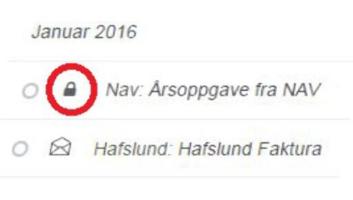 LÅST: For å se brev fra NAV og andre offentlige etater må du logge deg inn en ekstra gang hos Digipost. Foto: TORE NESET LÅST: For å se brev fra NAV og andre offentlige etater må du logge deg inn en ekstra gang hos Digipost. Foto: TORE NESET