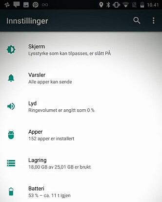 <strong>MER INFORMASJON:</strong> Under innstillingsmenyen er det gjort noen små endringer som gir deg et raskere overblikk. <strong>MER INFORMASJON:</strong> Under innstillingsmenyen er det gjort noen små endringer som gir deg et raskere overblikk.