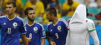 Utslåtte Bosnia hadde full kontroll på avansement-jagende Iran Utslåtte Bosnia hadde full kontroll på avansement-jagende Iran
