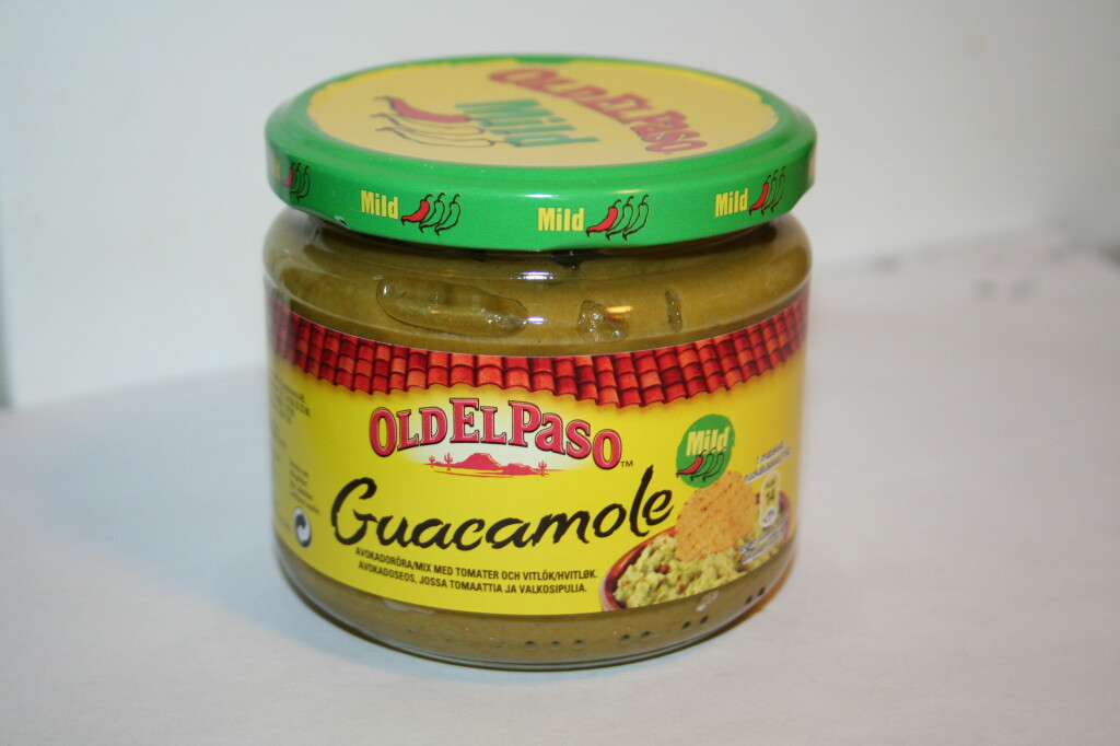 ERTER: Old El Paso sin guacamole inneholdt massevis av erter. For farge og konsistens, visstnok. Foto: BERIT B. NJARGA ERTER: Old El Paso sin guacamole inneholdt massevis av erter. For farge og konsistens, visstnok. Foto: BERIT B. NJARGA