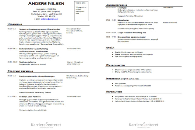 Jobb Hvordan Skrive Cv Dinside