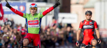 Hushovd misfornøyd med Alexander Kristoff etter spurttap Hushovd misfornøyd med Alexander Kristoff etter spurttap