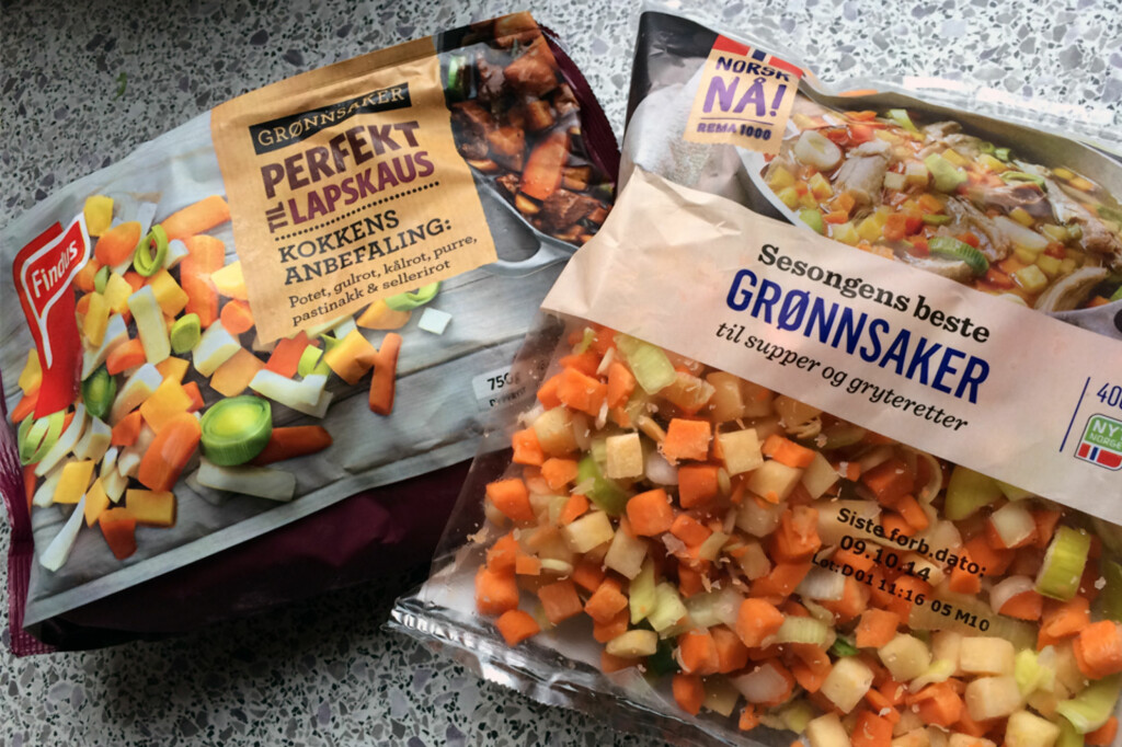 FROSSENT ELLER FERSKT? Frosne grønnsaker kan være like bra som ferske, ifølge ernæringsfysiologene. Dette gjelder spesielt i den årstiden hvor vi ikke har ferske, norske grønnsaker å by på. Foto: BERIT B. NJARGA FROSSENT ELLER FERSKT? Frosne grønnsaker kan være like bra som ferske, ifølge ernæringsfysiologene. Dette gjelder spesielt i den årstiden hvor vi ikke har ferske, norske grønnsaker å by på. Foto: BERIT B. NJARGA