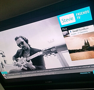 Stevie gjør Facebook til en TV-kanal Stevie gjør Facebook til en TV-kanal