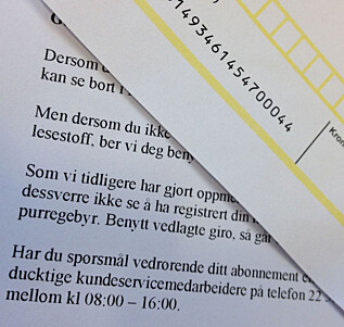 Se når du ikke trenger å betale regningen Se når du ikke trenger å betale regningen