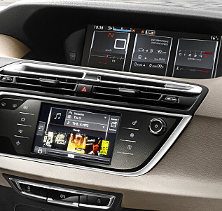 Finurlig teknikk i Citroën C4 Picasso Finurlig teknikk i Citroën C4 Picasso