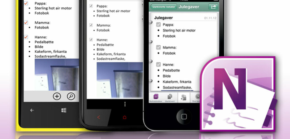 OneNote – notater på Android, iOS og Windows Phone OneNote – notater på Android, iOS og Windows Phone