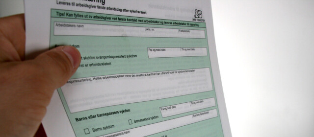 Apner For Bruk Av Egenmelding I Ett Ar Dinside