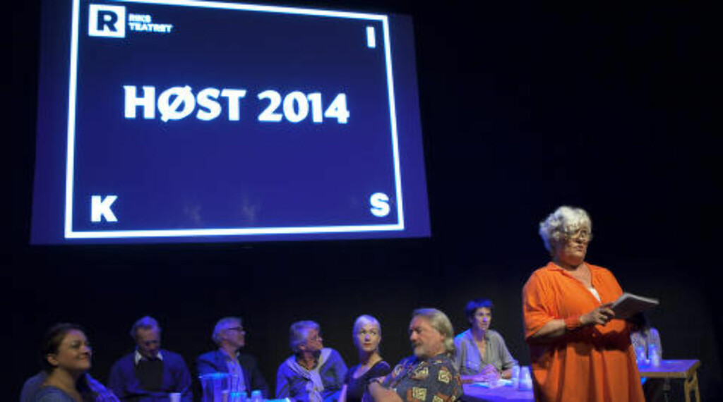 HØSTEN 2014: Ellen Horn presenterer mandag teaterhøsten på norske veier. HØSTEN 2014: Ellen Horn presenterer mandag teaterhøsten på norske veier.