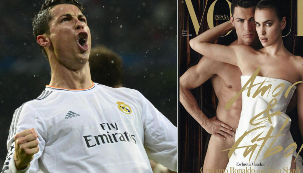 Ronaldo splitter naken på forsida av Vogue Ronaldo splitter naken på forsida av Vogue