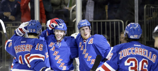 Rangers med tre scoringer og assist i ny Zuccarello-seier Rangers med tre scoringer og assist i ny Zuccarello-seier