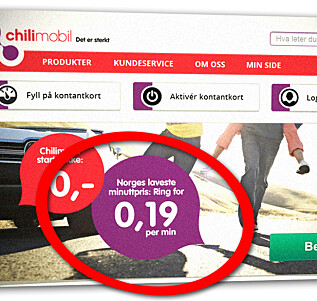 Må trekke Chili Mobil-reklamen Må trekke Chili Mobil-reklamen
