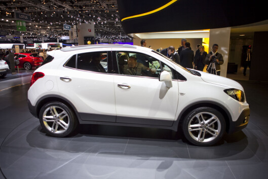Opel Mokka byr på den samme lille innpakningen som Trax. Foto: Per Ervland Opel Mokka byr på den samme lille innpakningen som Trax. Foto: Per Ervland