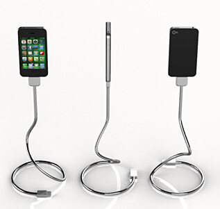 iPhone-kabelen blir stativ iPhone-kabelen blir stativ