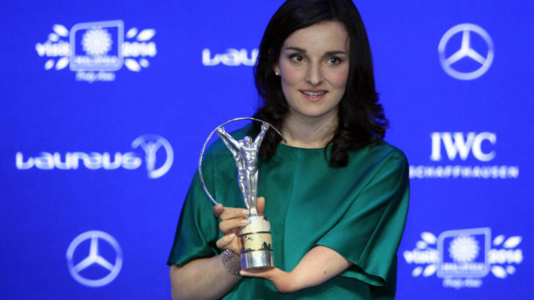 <strong>NORSK NOMINASJON:</strong> Dessverre for Sarah Louise Rung, så ble det med nominasjonen. Den franske paralympiske skiutøveren Marie Bochet, ble årets funksjonshemmede idrettsutøver. Foto: AP Photo / Lai Seng Sin / NTB Scanpix <strong>NORSK NOMINASJON:</strong> Dessverre for Sarah Louise Rung, så ble det med nominasjonen. Den franske paralympiske skiutøveren Marie Bochet, ble årets funksjonshemmede idrettsutøver. Foto: AP Photo / Lai Seng Sin / NTB Scanpix
