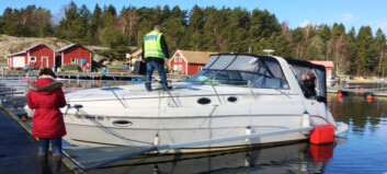 Nordmann glemte luksusbåt i Sverige Nordmann glemte luksusbåt i Sverige