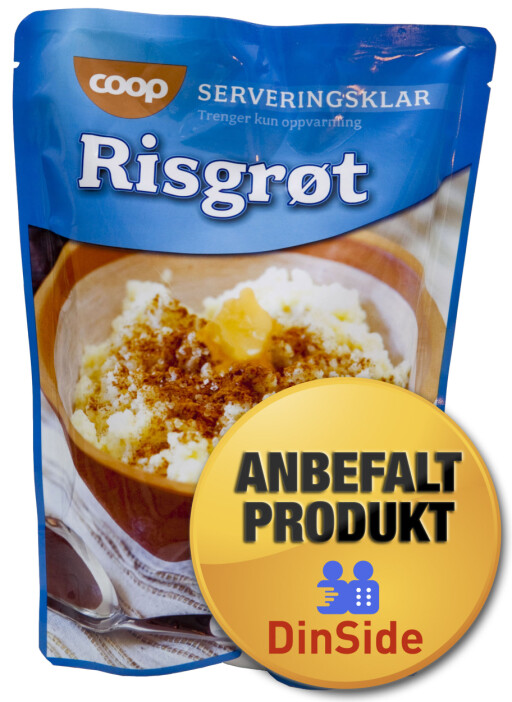 FØRSTEPLASS: Coop Risgrøt. Foto: Per Ervland FØRSTEPLASS: Coop Risgrøt. Foto: Per Ervland