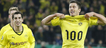 Lewandowski nådde milepæl for Dortmund Lewandowski nådde milepæl for Dortmund