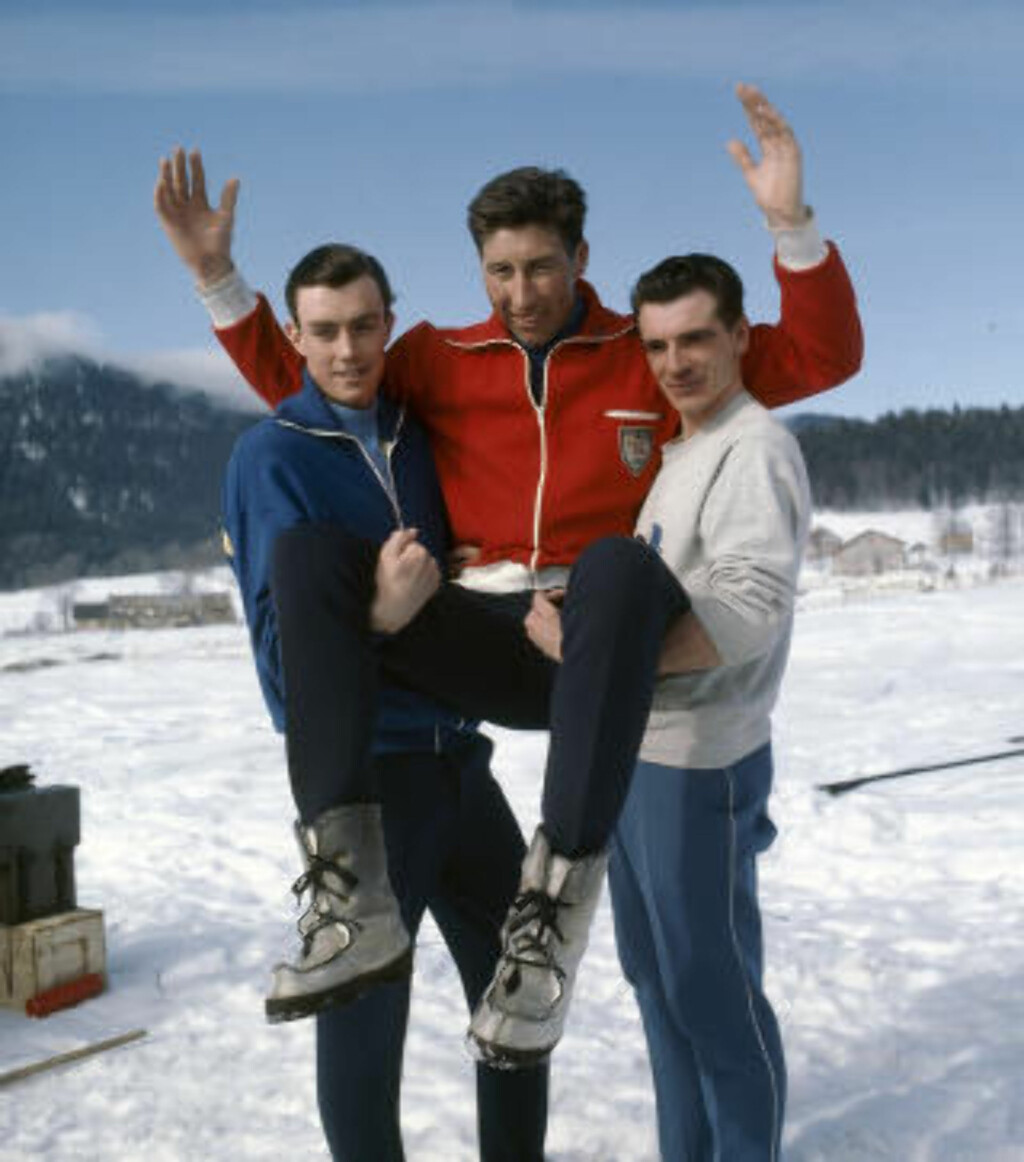 NORSK OVERMANN: Harald Grønningen klarte til slutt å beseire den sterke finnen. Her etter OL-gullet på 15km i 1968 med sølvvinner Eero og sveriges Gunnar Larsson. FOTO: NTB / Scanpix. NORSK OVERMANN: Harald Grønningen klarte til slutt å beseire den sterke finnen. Her etter OL-gullet på 15km i 1968 med sølvvinner Eero og sveriges Gunnar Larsson. FOTO: NTB / Scanpix.