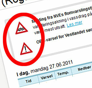 Denne uken blir det flom Denne uken blir det flom