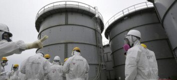 - Brukte gaffateip og trådnett på Fukushima-tanker - Brukte gaffateip og trådnett på Fukushima-tanker