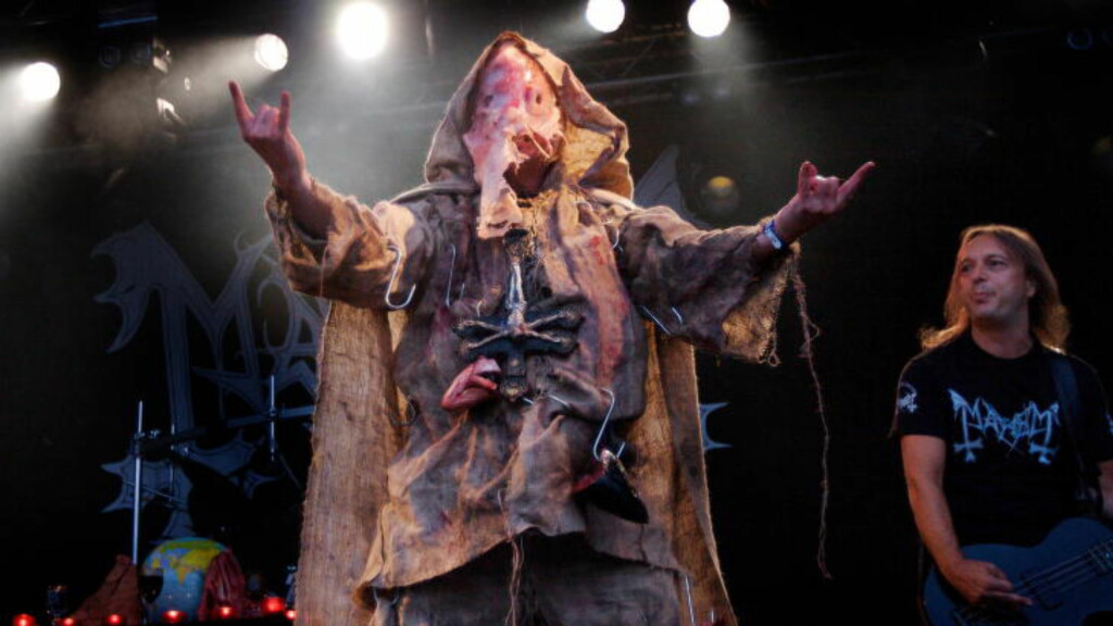 NOMINERT: Konsert med blackmetalbandet Mayhem på Øyafestivalen 2008.
Foto: Eirik Helland urke NOMINERT: Konsert med blackmetalbandet Mayhem på Øyafestivalen 2008.
Foto: Eirik Helland urke