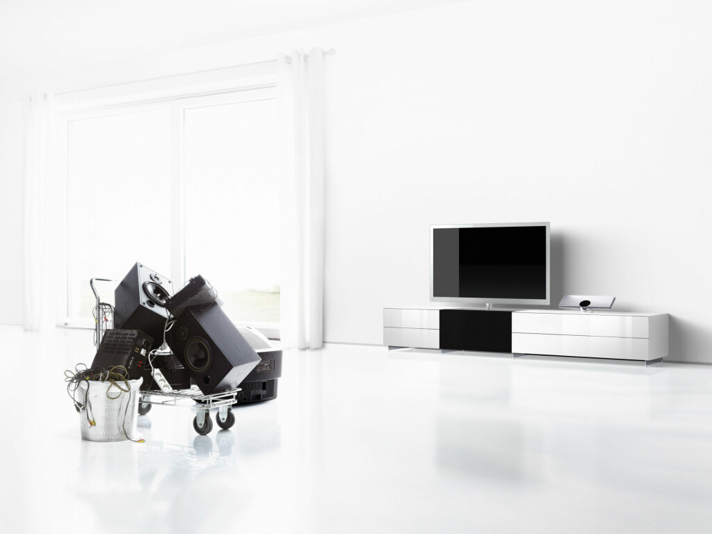 Cocoon: Spesialtilpasset Samsungs design-TV. Foto: Produktbilder Spectral Cocoon: Spesialtilpasset Samsungs design-TV. Foto: Produktbilder Spectral
